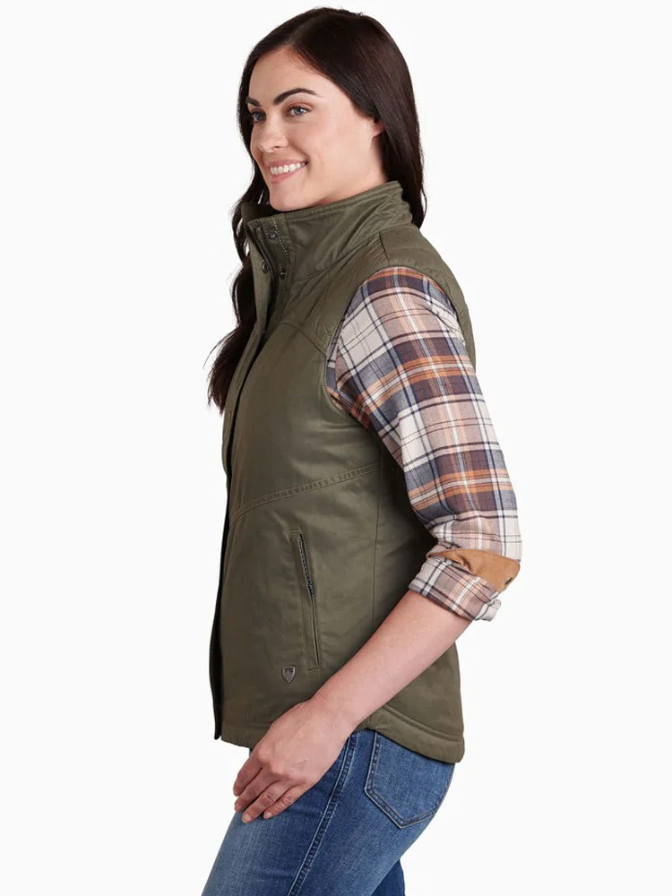 Celeste Lined Vest - Sage