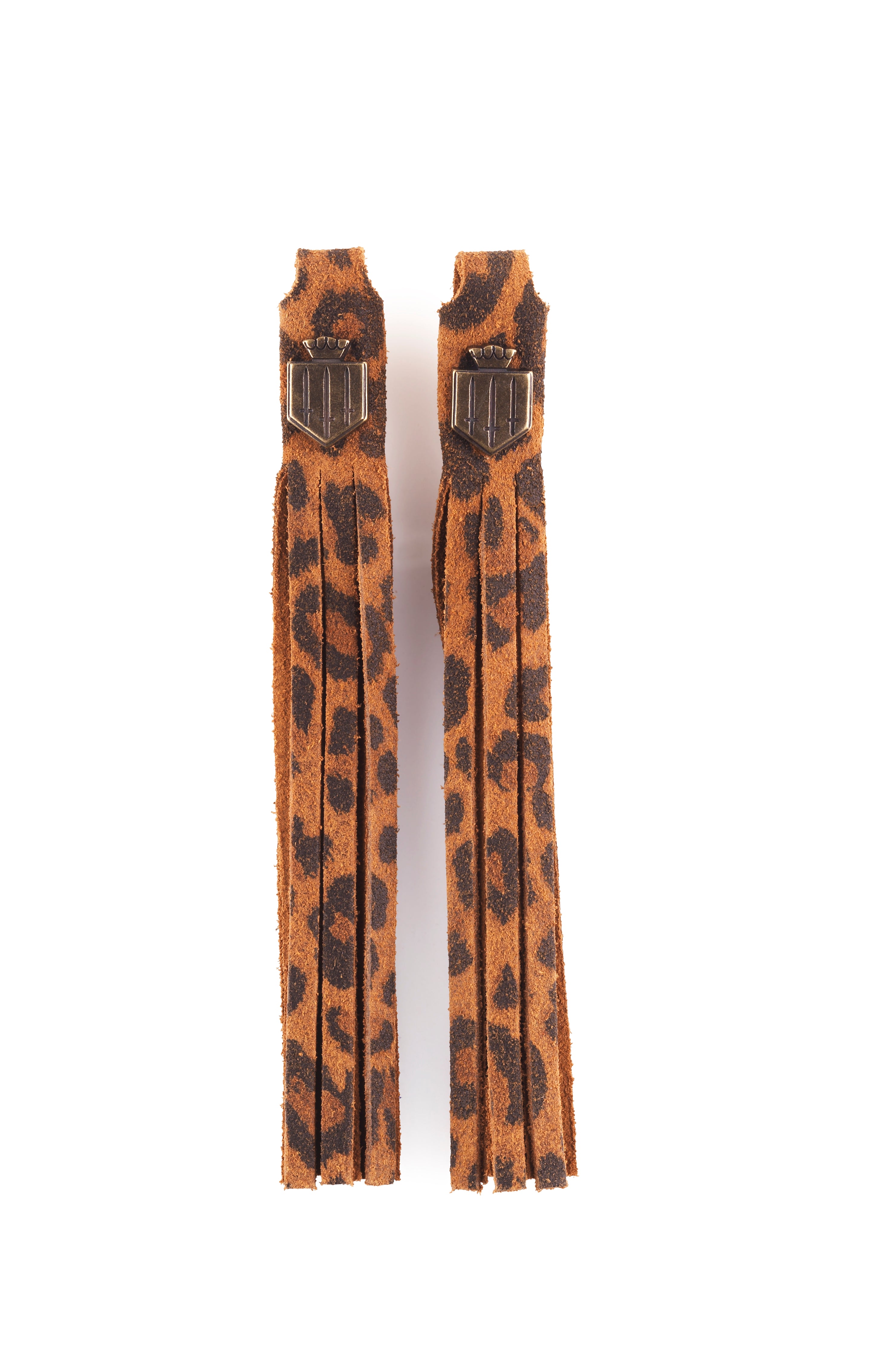 Boot Tassels - Leopard