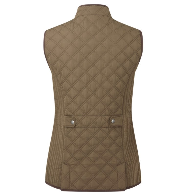 Quilted Gilet - Olive