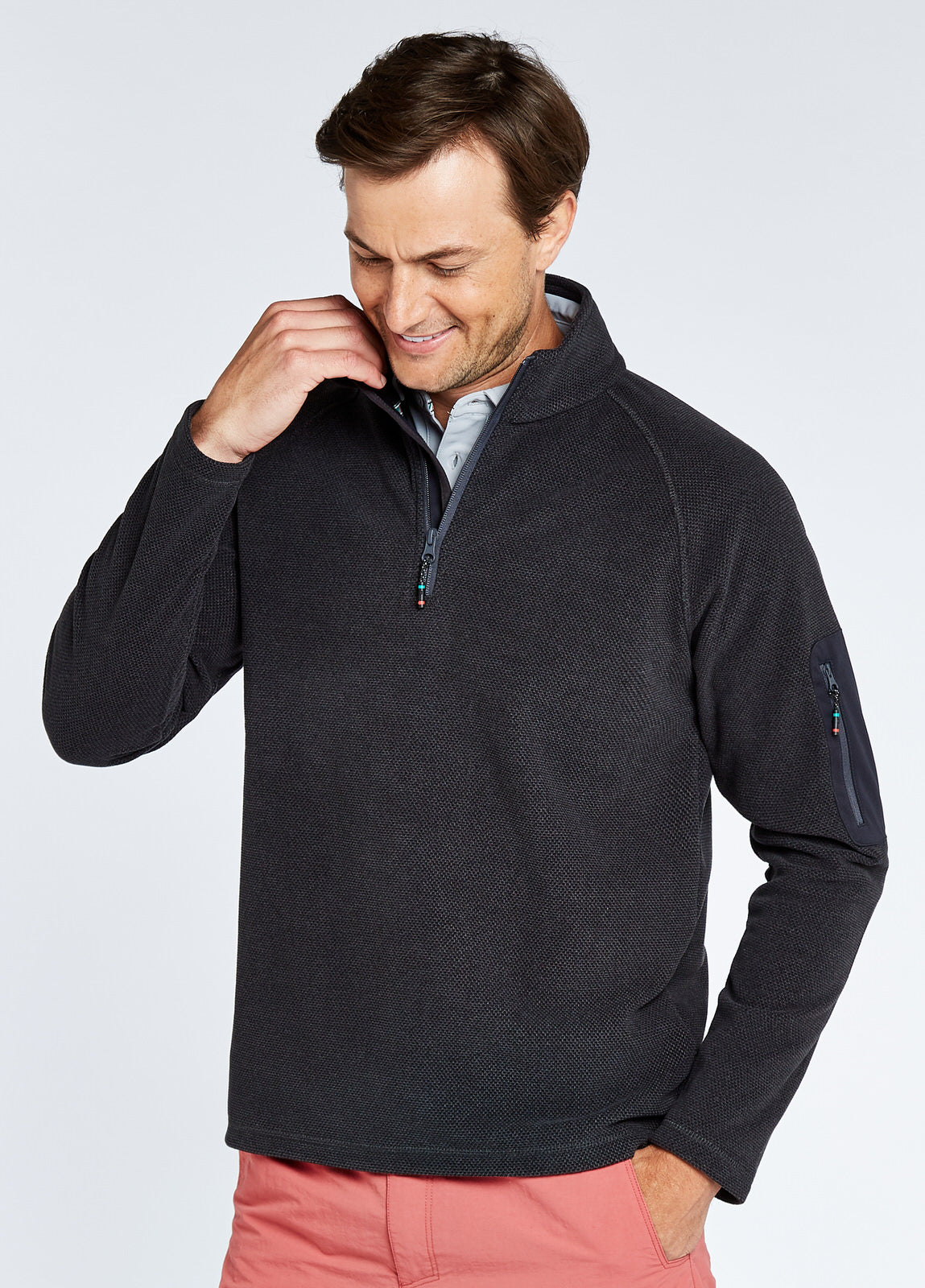 Monaco Unisex 1/4 Zip Fleece - Graphite