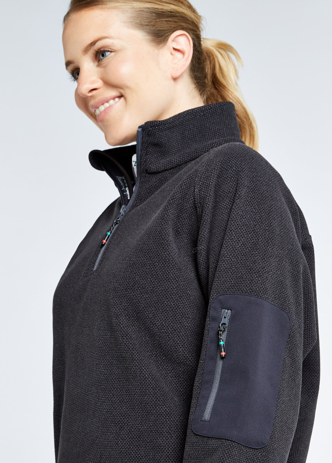 Monaco Unisex 1/4 Zip Fleece - Graphite