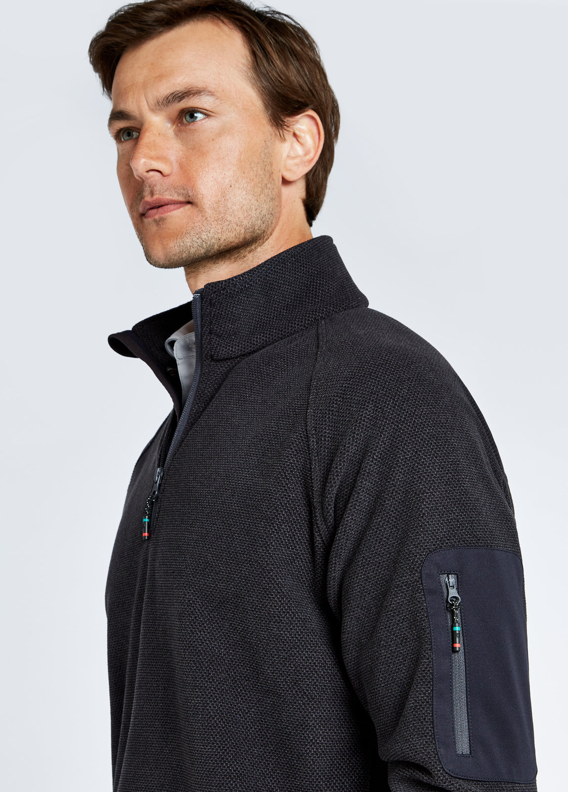 Monaco Unisex 1/4 Zip Fleece - Graphite