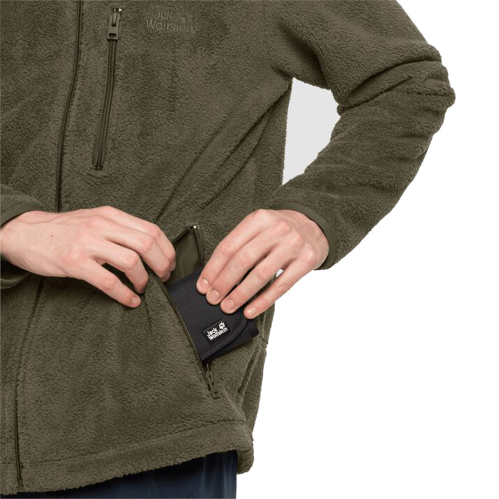 Chilly Walk Fleece Jacket - Bonsai Green