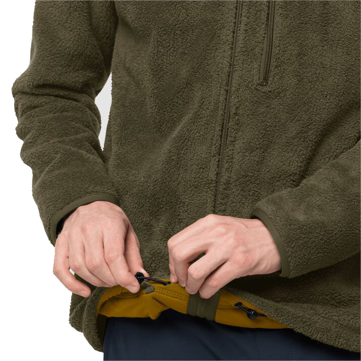 Chilly Walk Fleece Jacket - Bonsai Green