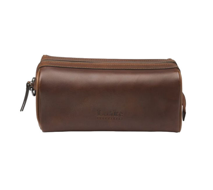 Thames Wash Bag - Brown