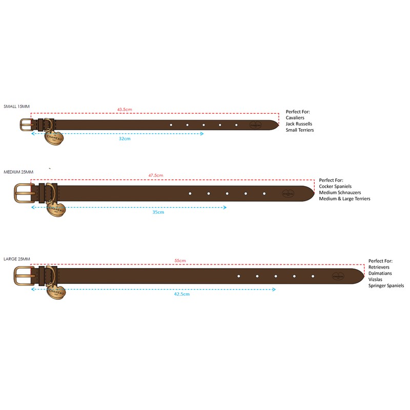 Dog Collar - Marron Fonce
