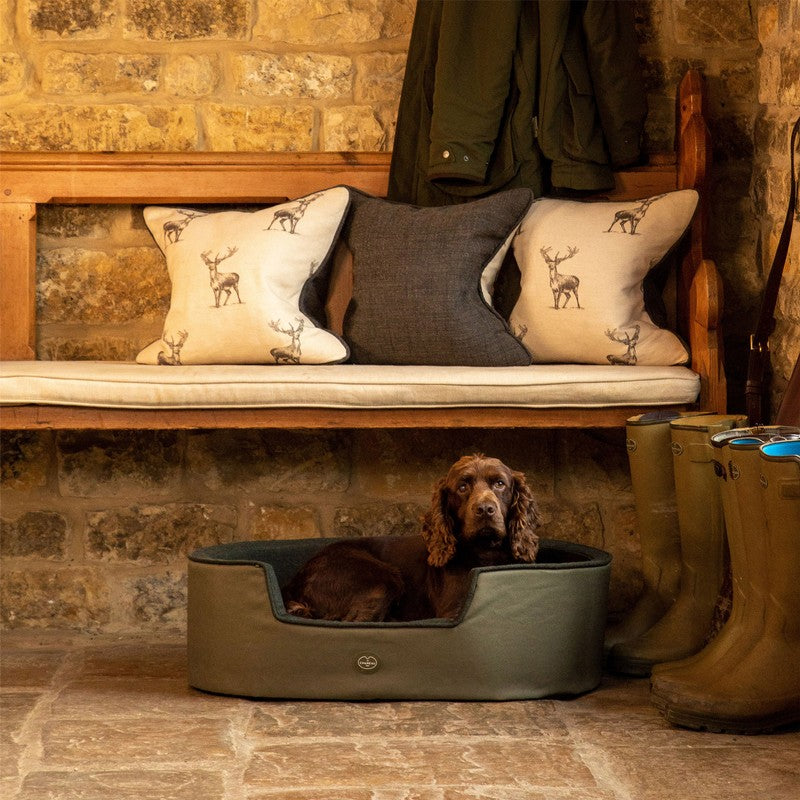 Medium Dog Bed - Vert Chameau