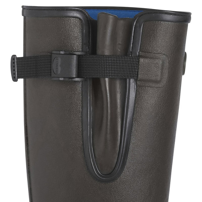Vierzonord Neoprene Lined Wellington Boot - Marron Foncé