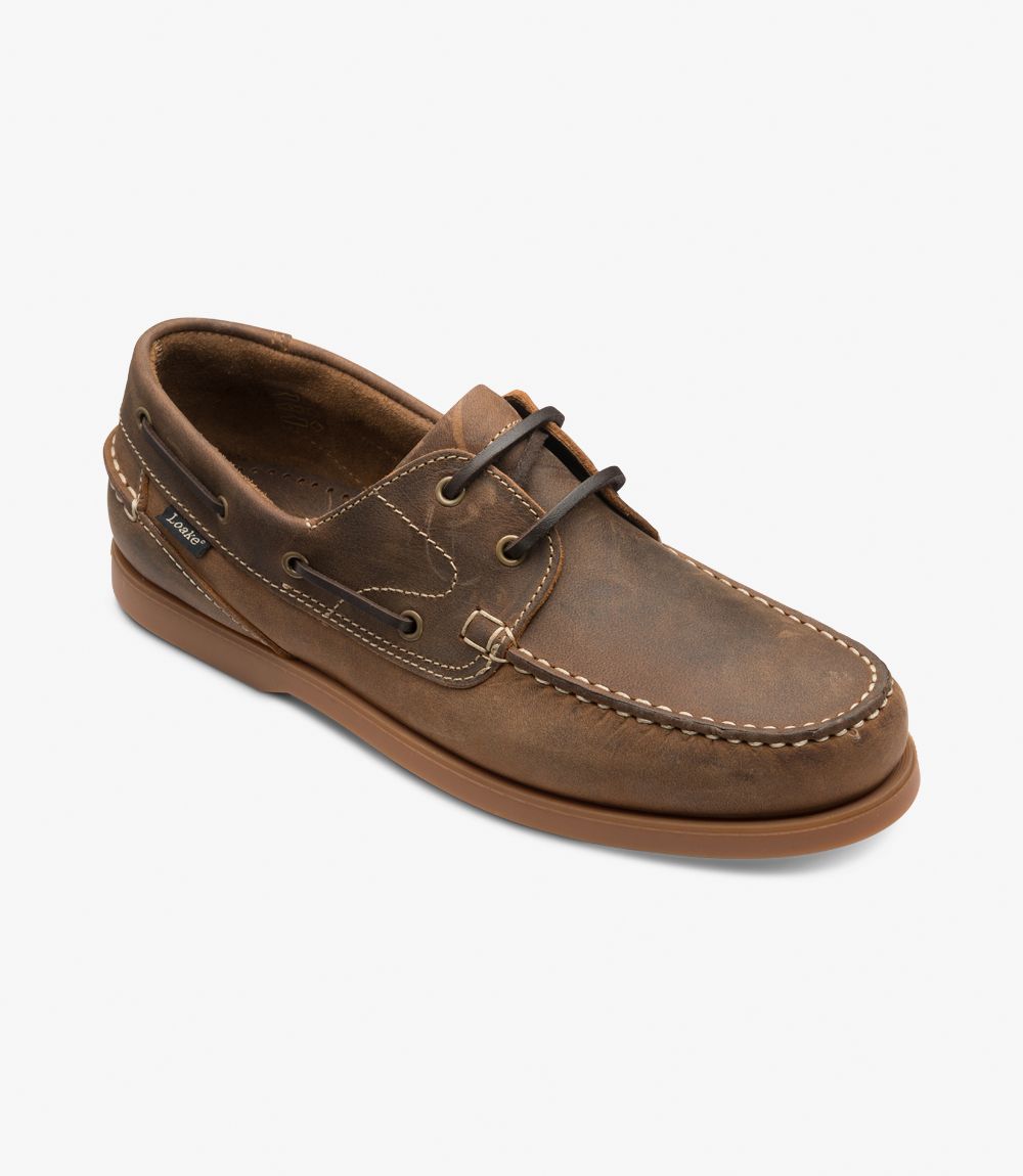 Lymington Deck Shoe - Dark Brown