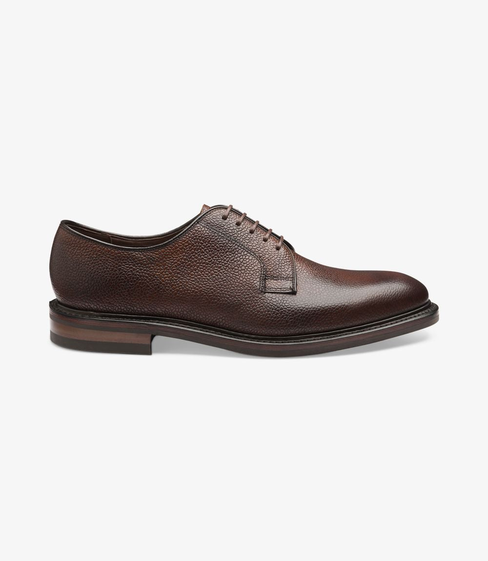 Troon Derby Shoe - Rosewood Grain