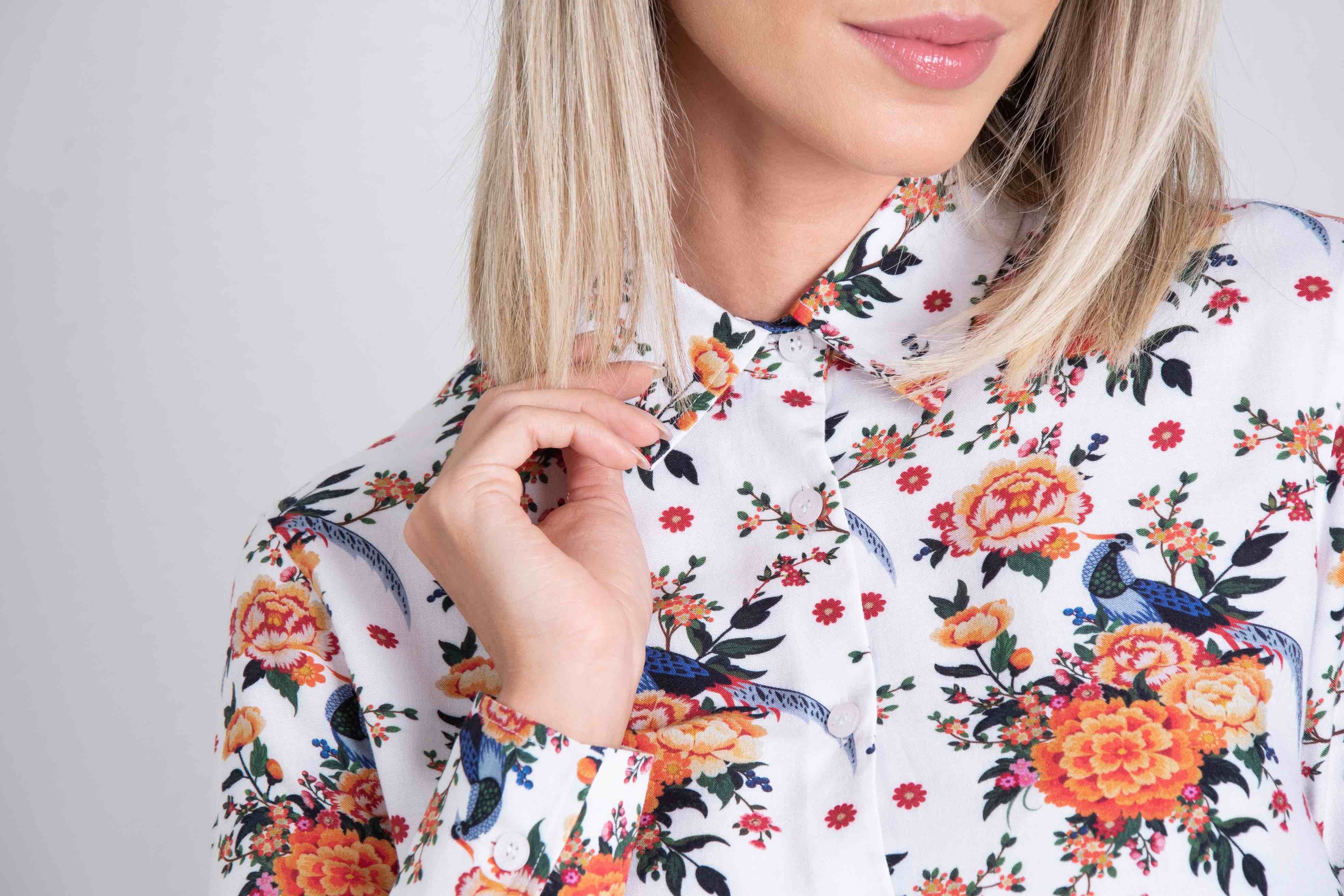 Lydia Shirt - Flower Pheasant