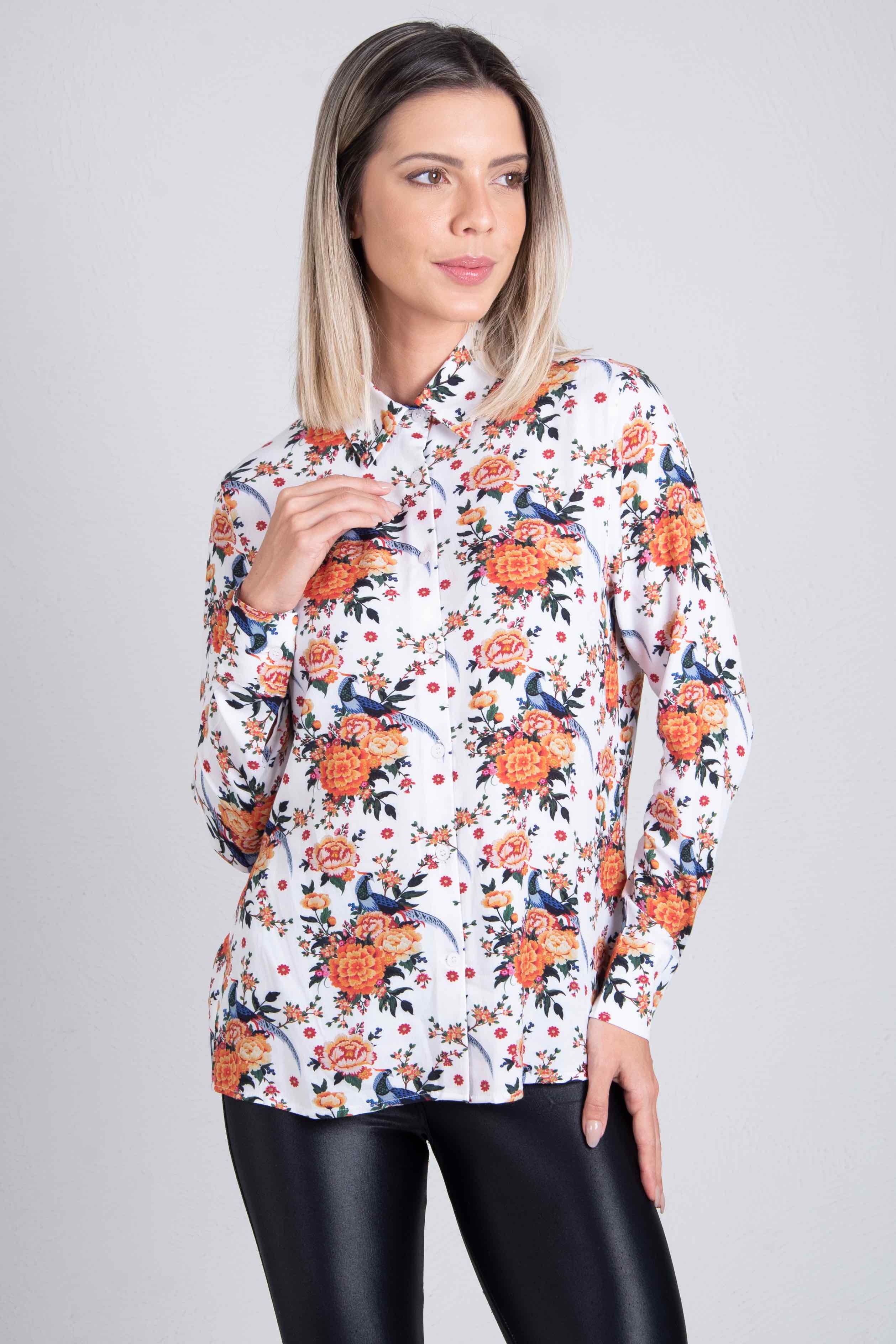 Lydia Shirt - Flower Pheasant