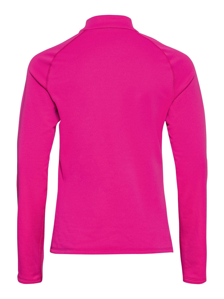 Besso Long Sleeve Half Zip Mid Layer - Festival Fuchsia