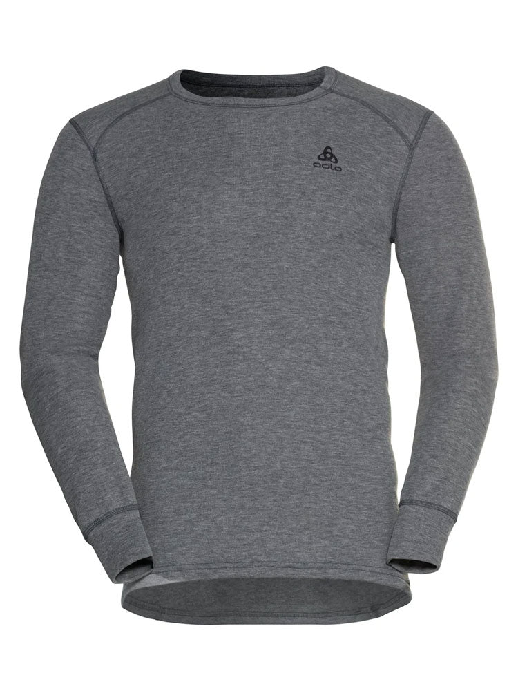 Active Warm Eco Crew Neck for Men - Steel Grey Melange