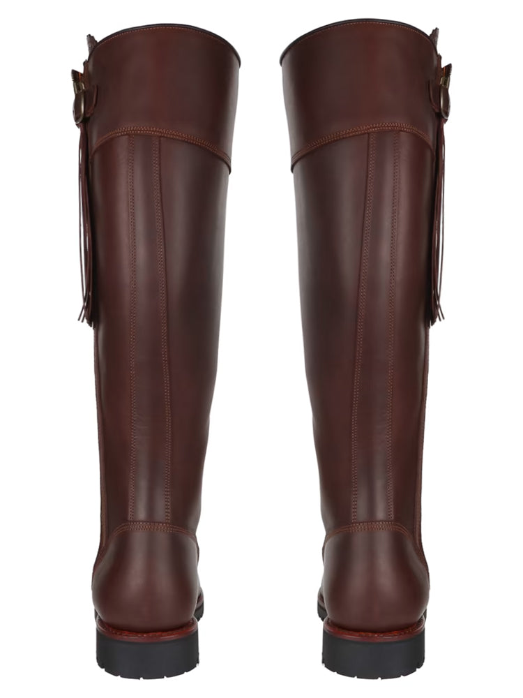 Long Tassel Boot Generous Fit - Conker