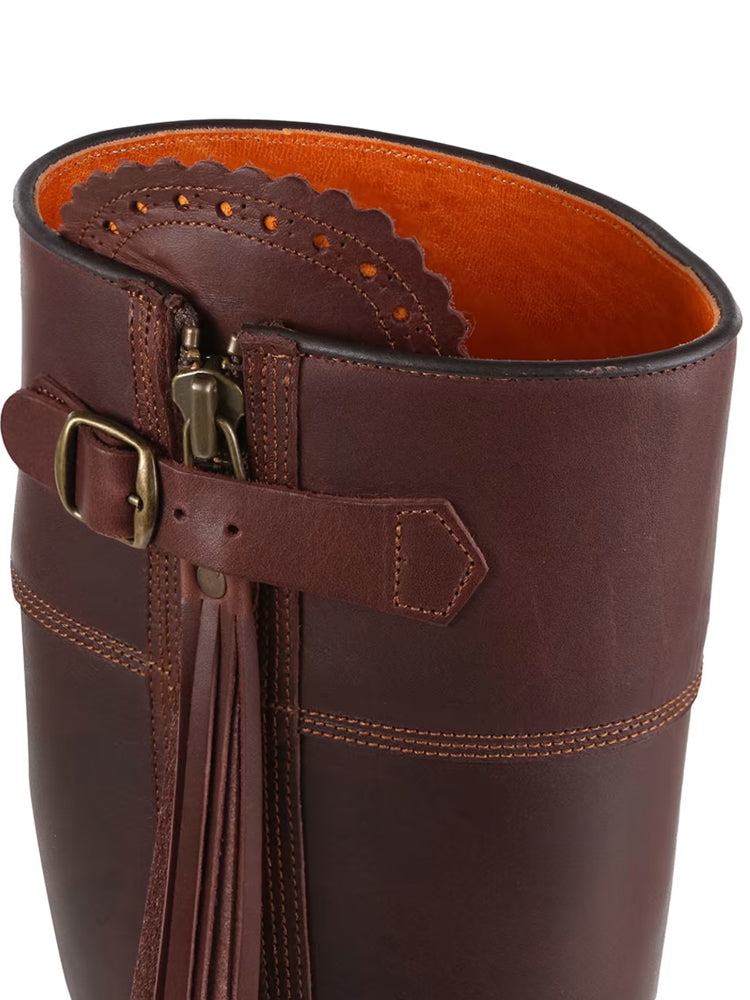 Long Tassel Boot Generous Fit - Conker