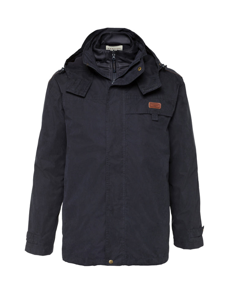 Rockley Jacket - Navy/Ironbark