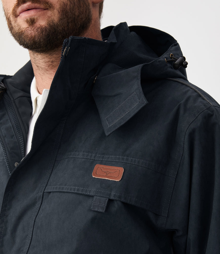 Rockley Jacket - Navy/Ironbark