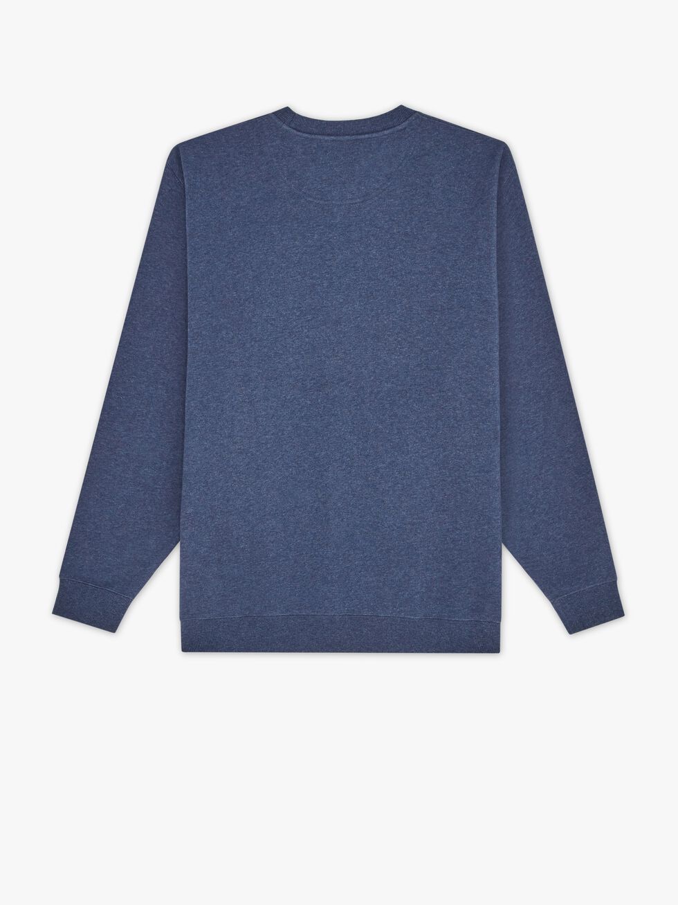 R.M.W. Script Crew Neck Jumper - Dark Blue Marle