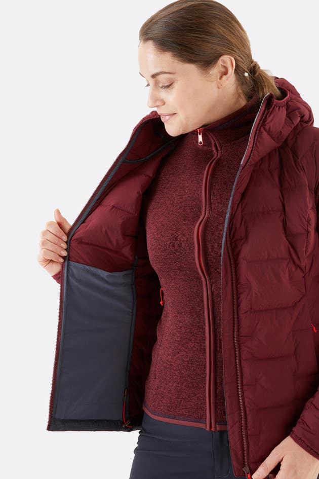 Cubit Stretch Down Hoody - Deep Heather