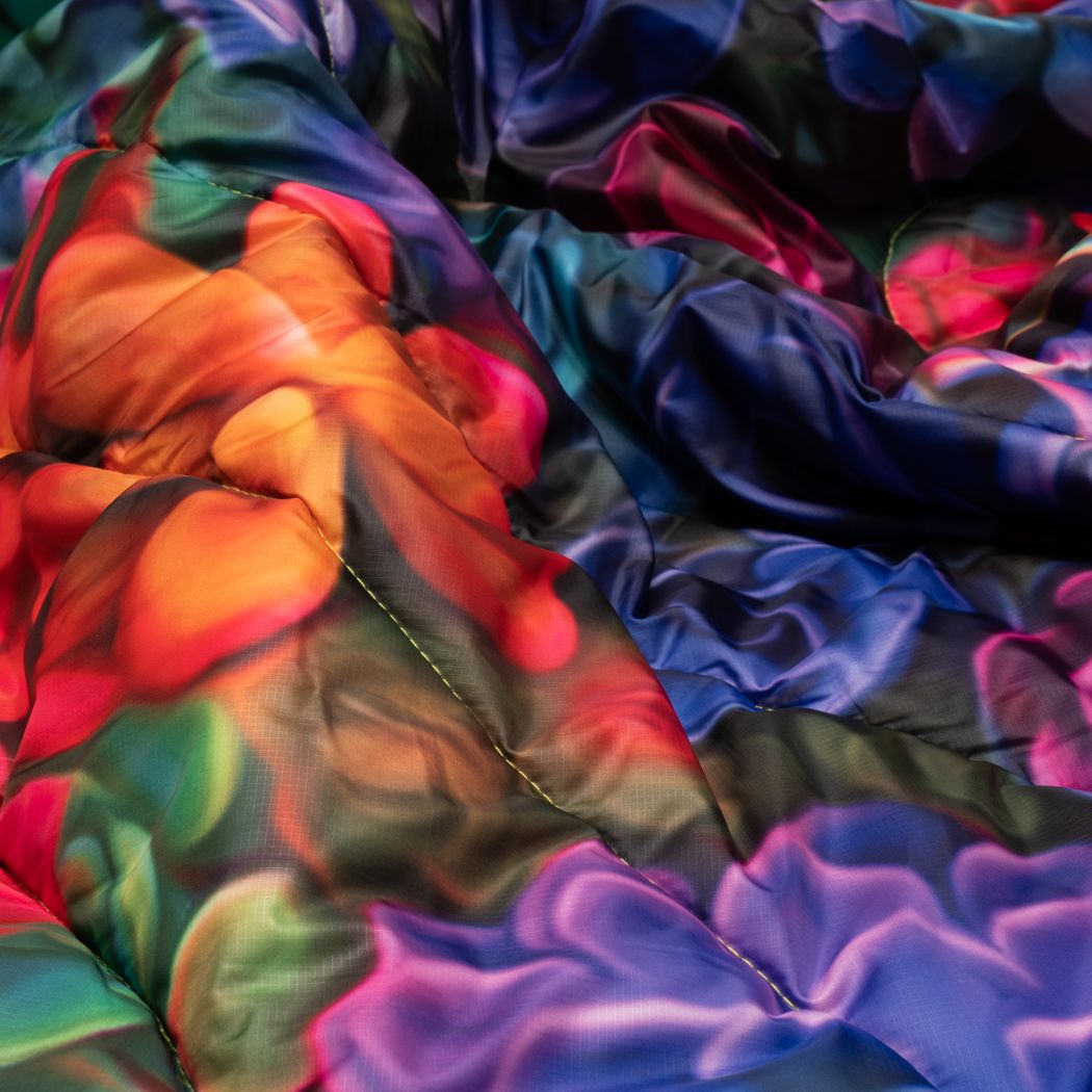 Original Puffy Blanket - Psychedelic Succulents