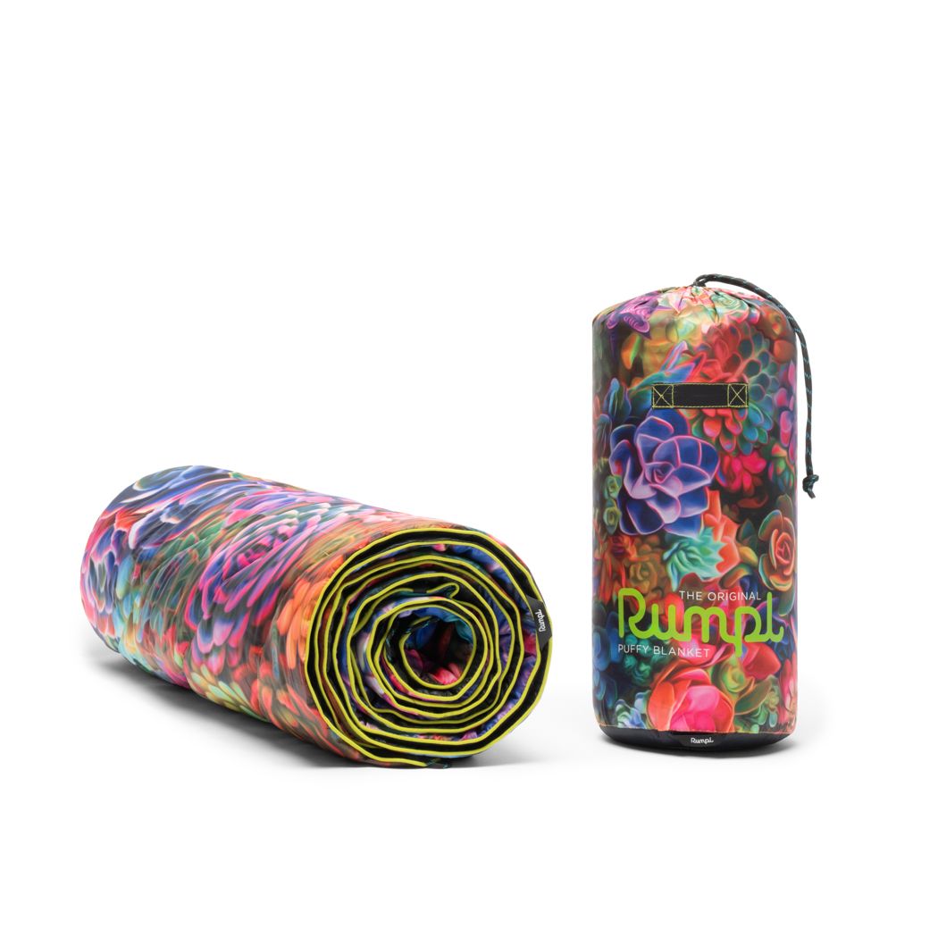 Original Puffy Blanket - Psychedelic Succulents