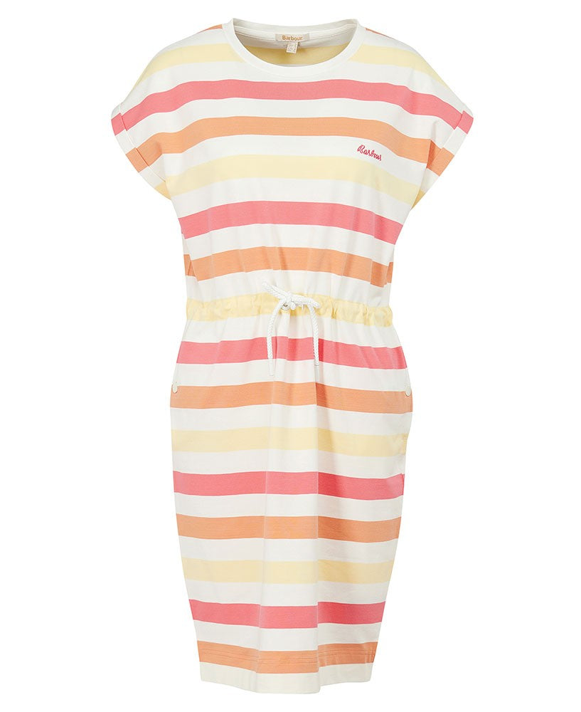 Multi stripe outlet dress