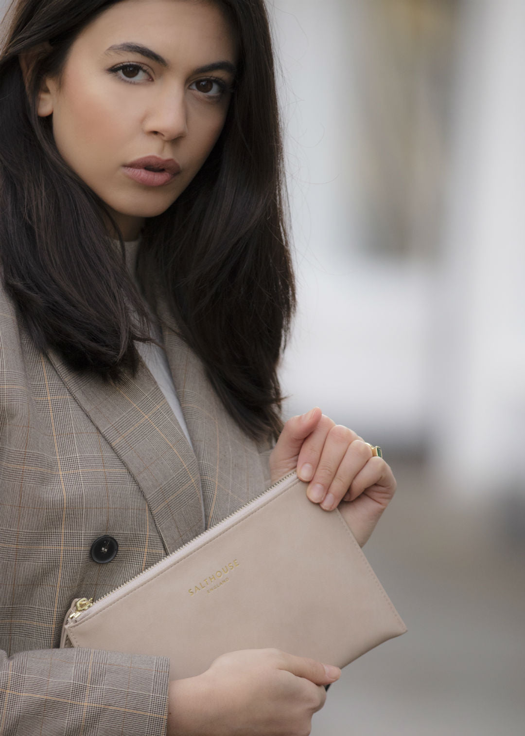 Serafina Clutch Bag - Naughty Nude