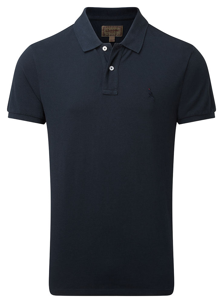 St Ives Tailored Polo Shirt - Navy