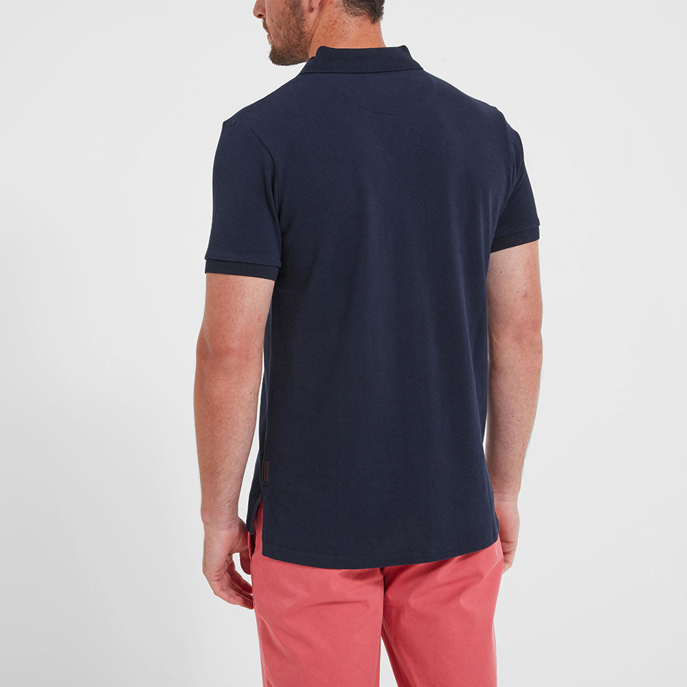 St Ives Tailored Polo Shirt - Navy