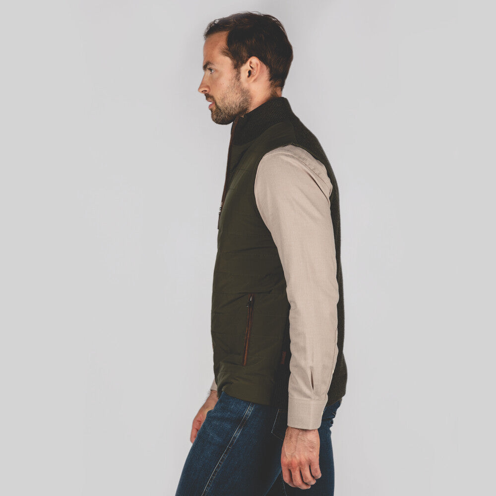 Hybrid Aeroblock Gilet - Loden Green