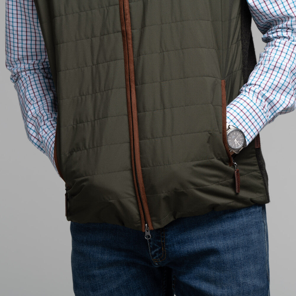 Hybrid Aeroblock Gilet - Loden Green
