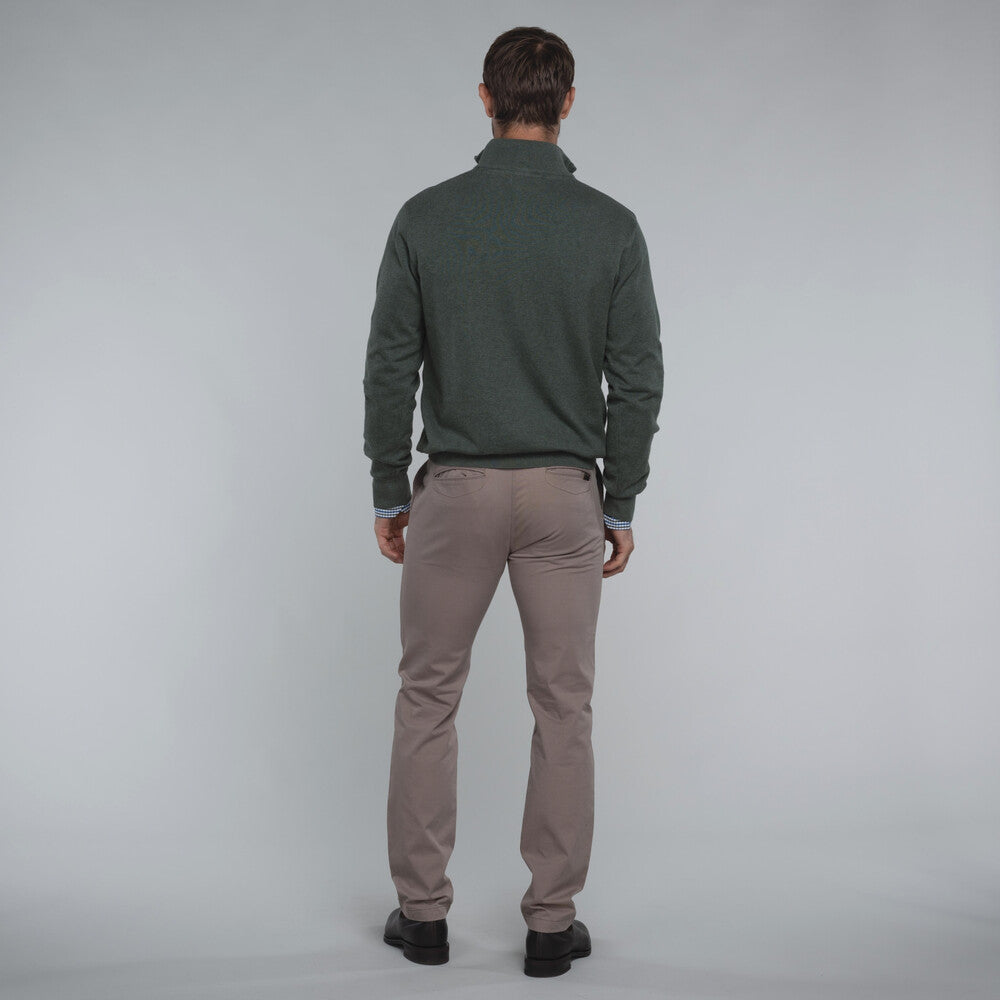 Pima Cotton 1/4 Zip - Country Green