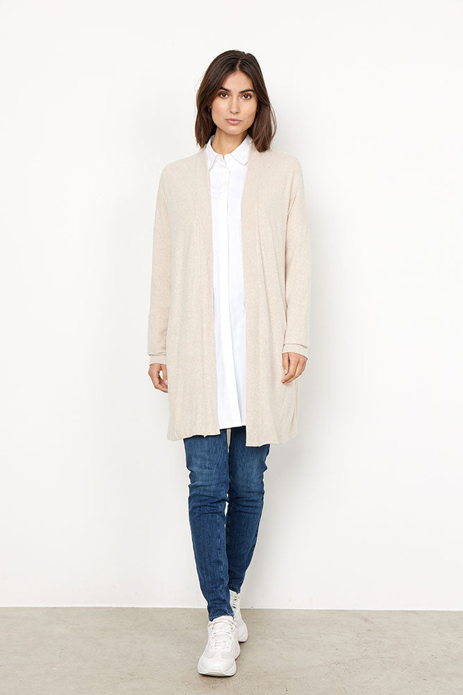 Biara 2 Cardigan - Cream Melange
