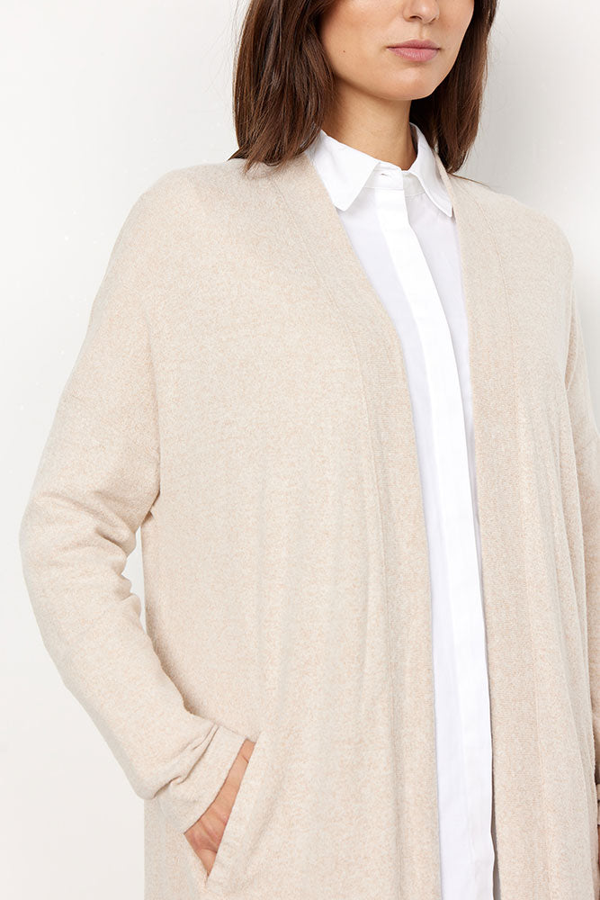 Biara 2 Cardigan - Cream Melange