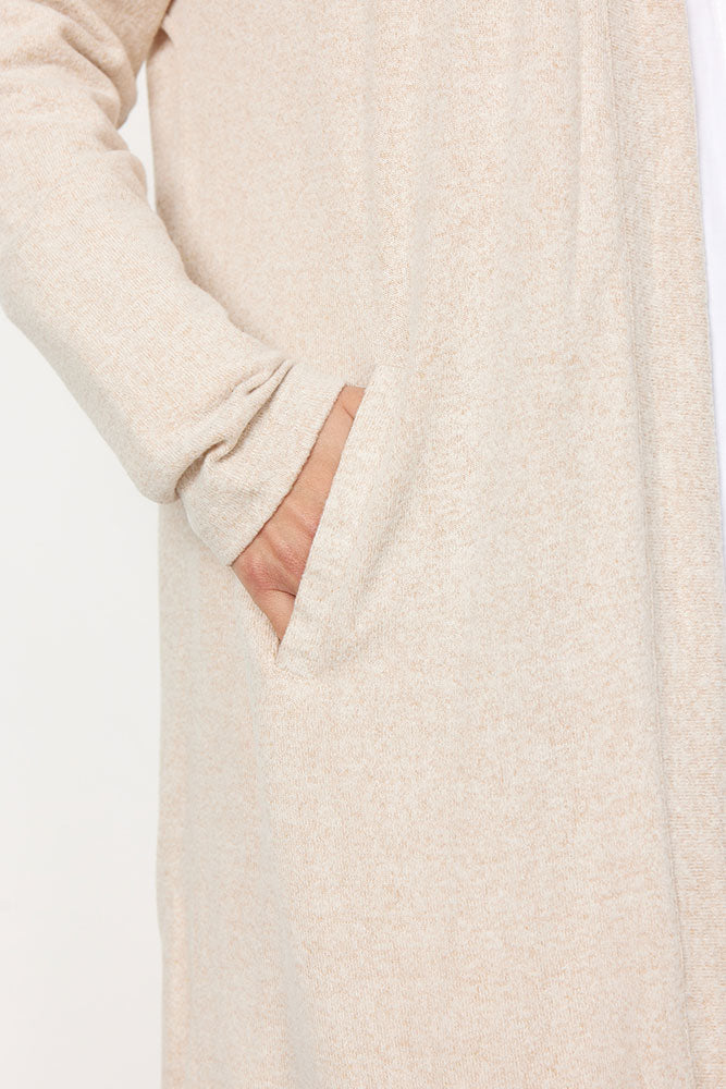 Biara 2 Cardigan - Cream Melange