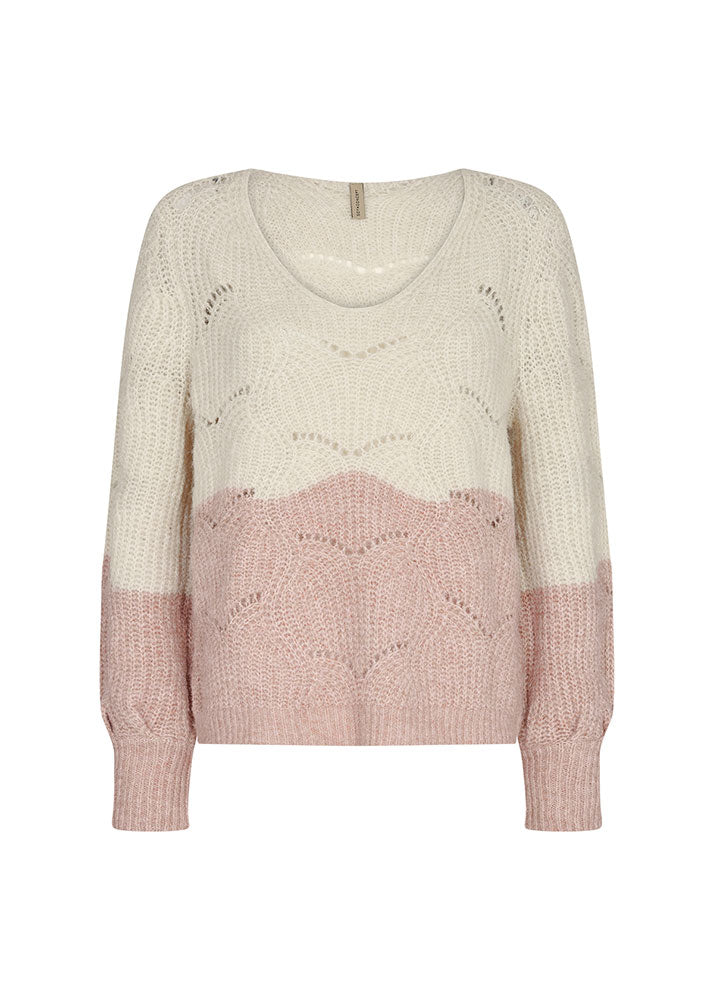 Lamar 30 Pullover - Pale Blush Melange Combi