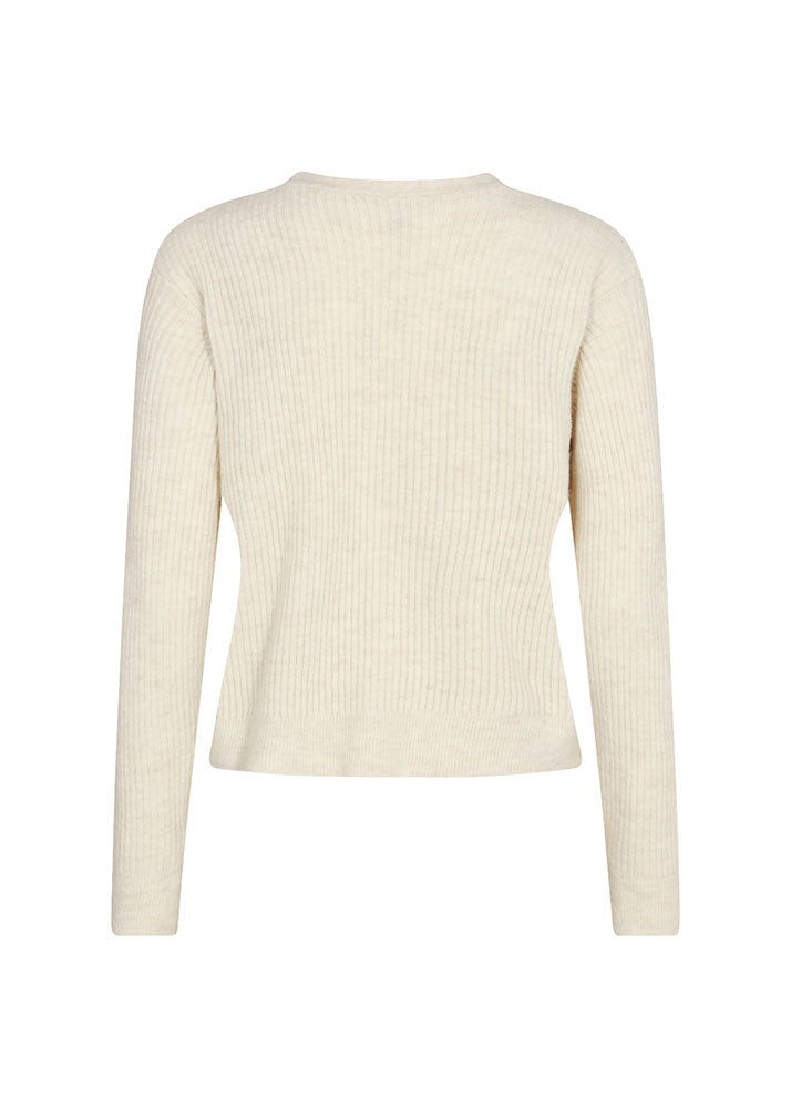 Nessie 26 Cardigan - Cream Melange