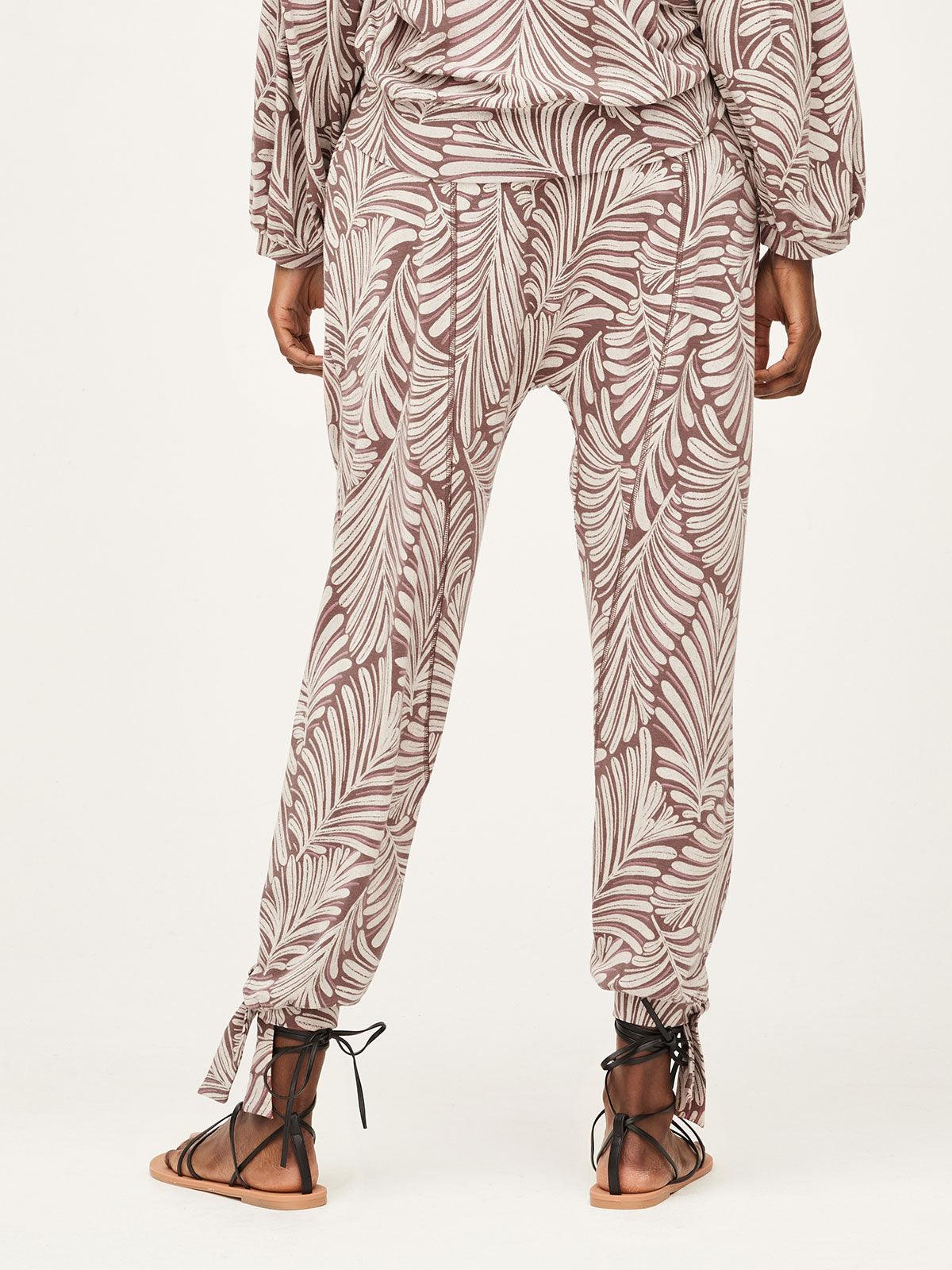 Ivy Palms Tencel Relaxed Joggers - Dark Purple