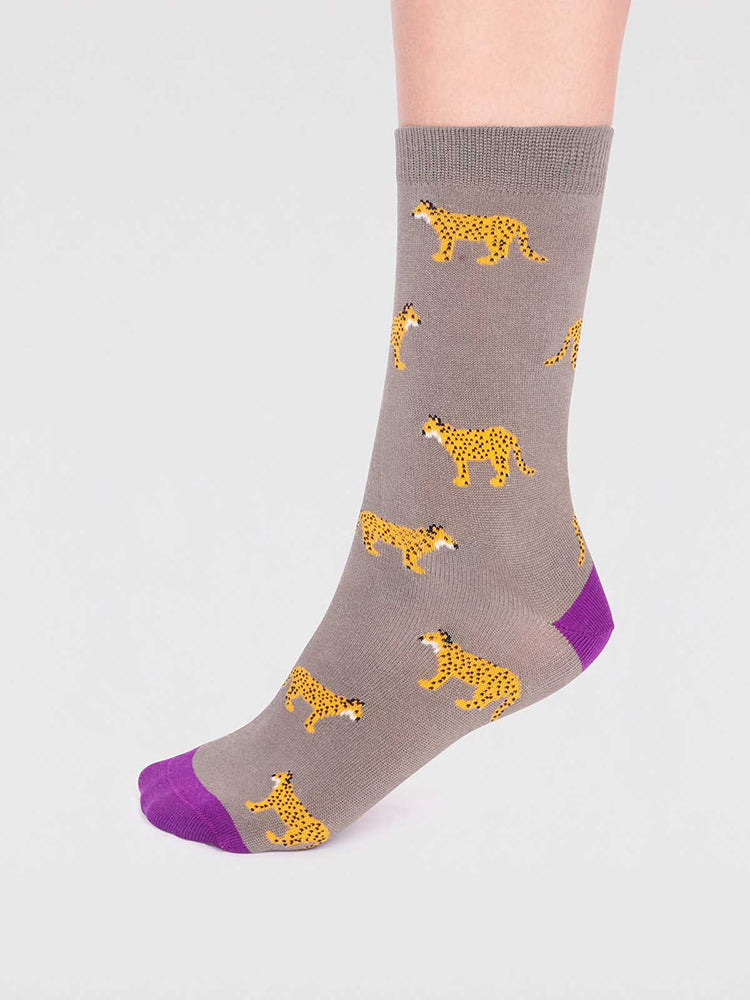 Zuri Bamboo Animal Socks in a Bag - Multi