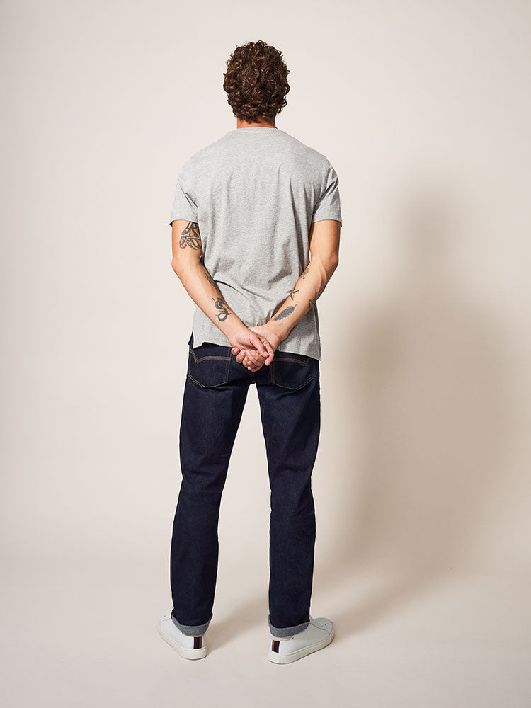 Fixed Gear Graphic Tee - Grey Marl