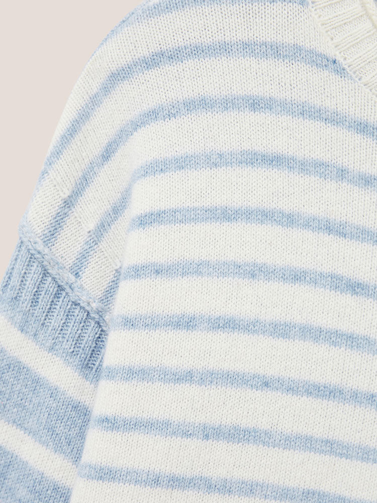 Jeju Stripe Jumper - Blue Multi