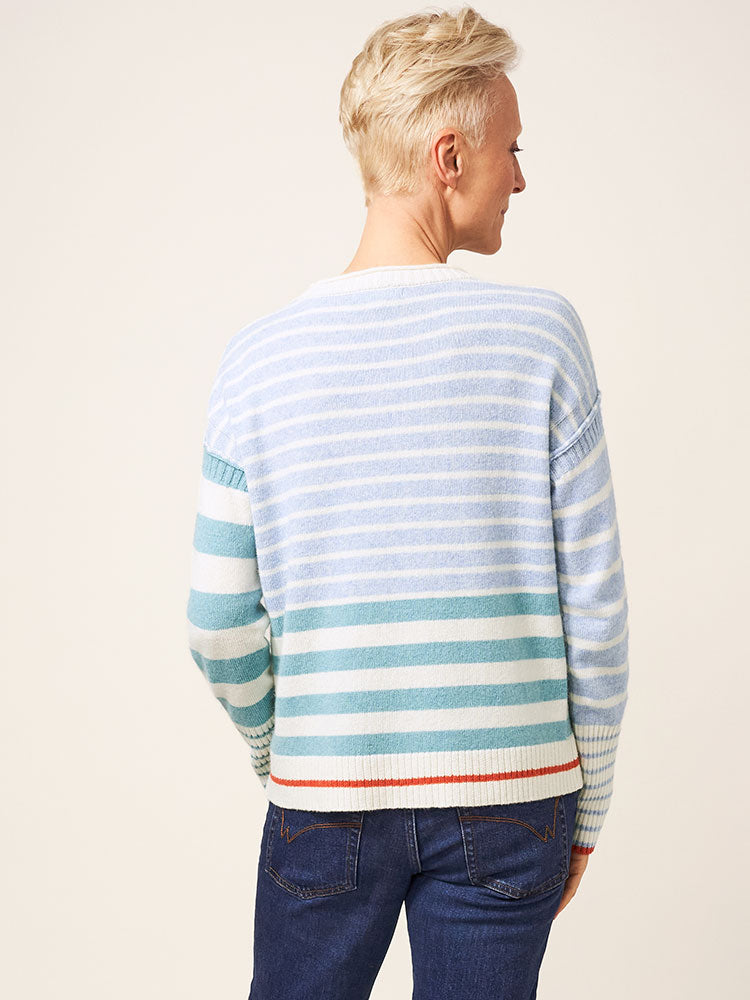 Jeju Stripe Jumper - Blue Multi