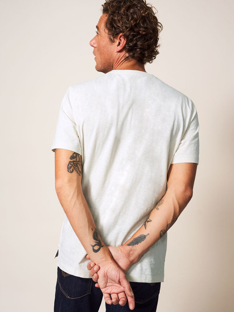 Palm Springs Graphic Tee - Natural White