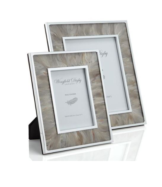 8x10 Feather Photo Frame - Duck