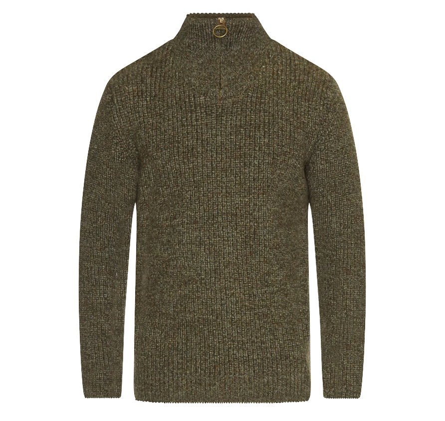 New Tyne Half Zip Jumper Derby Tweed