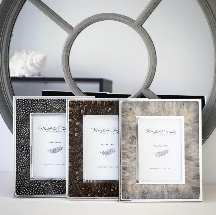 8x10 Feather Photo Frame - Duck
