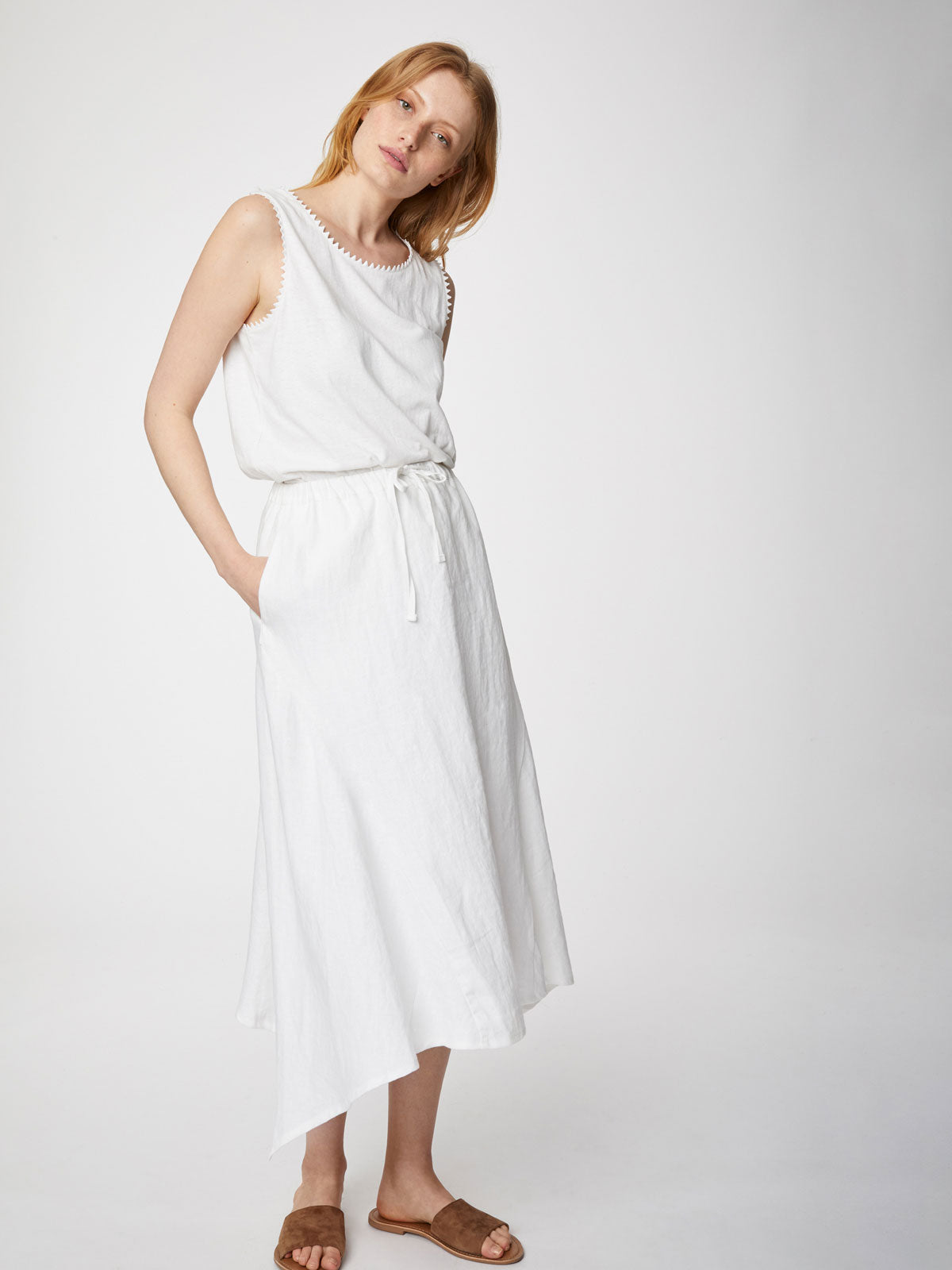 Ellena Skirt - White
