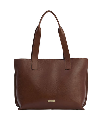 Alder Large Leather Tote Bag - Brown