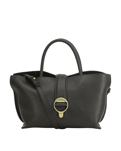 Alder Mini Leather Tote Bag - Black